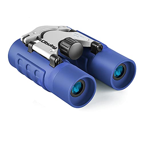 OBUBY Real Binoculars for Kids 8x21 High-Resolution Optics Mini Compact Binocular Toys Shockproof Folding Small Telescope