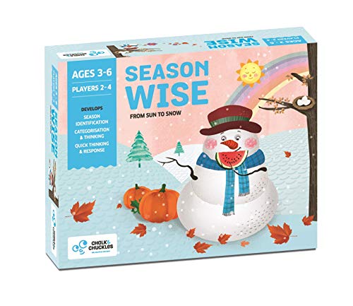 Preschool Learning Activities by Chalk and Chuckles - Board Game to Learn About Seasons and Weather