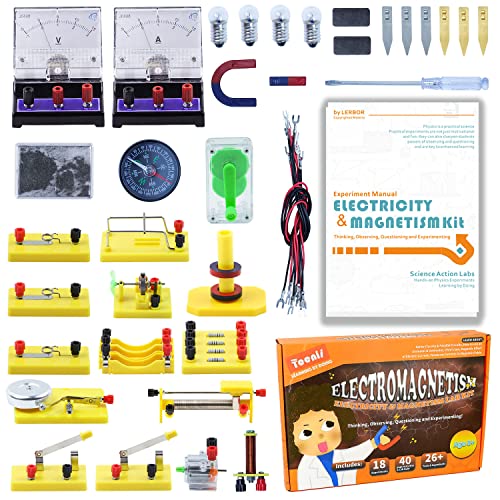 Teenii Electricity and Magnetism Kit Experiments STEM Science Kit for Kids