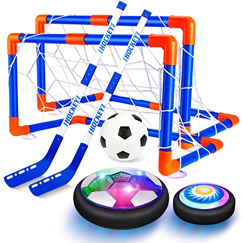 3-in-1 Hover Hockey Soccer Ball Kids Toys Set