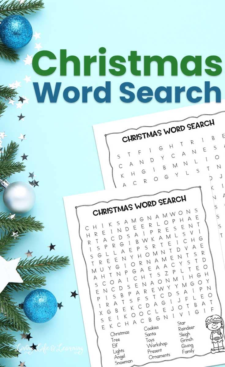 Fun Christmas Word Search for Kids