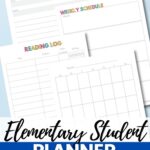 Elementary Student Planner Printable