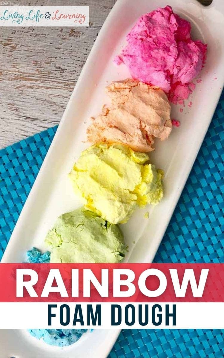 Rainbow Foam Dough