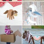 A collage of Horse Crafts for Kids