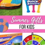 A collage of Summer Gifts for Kids