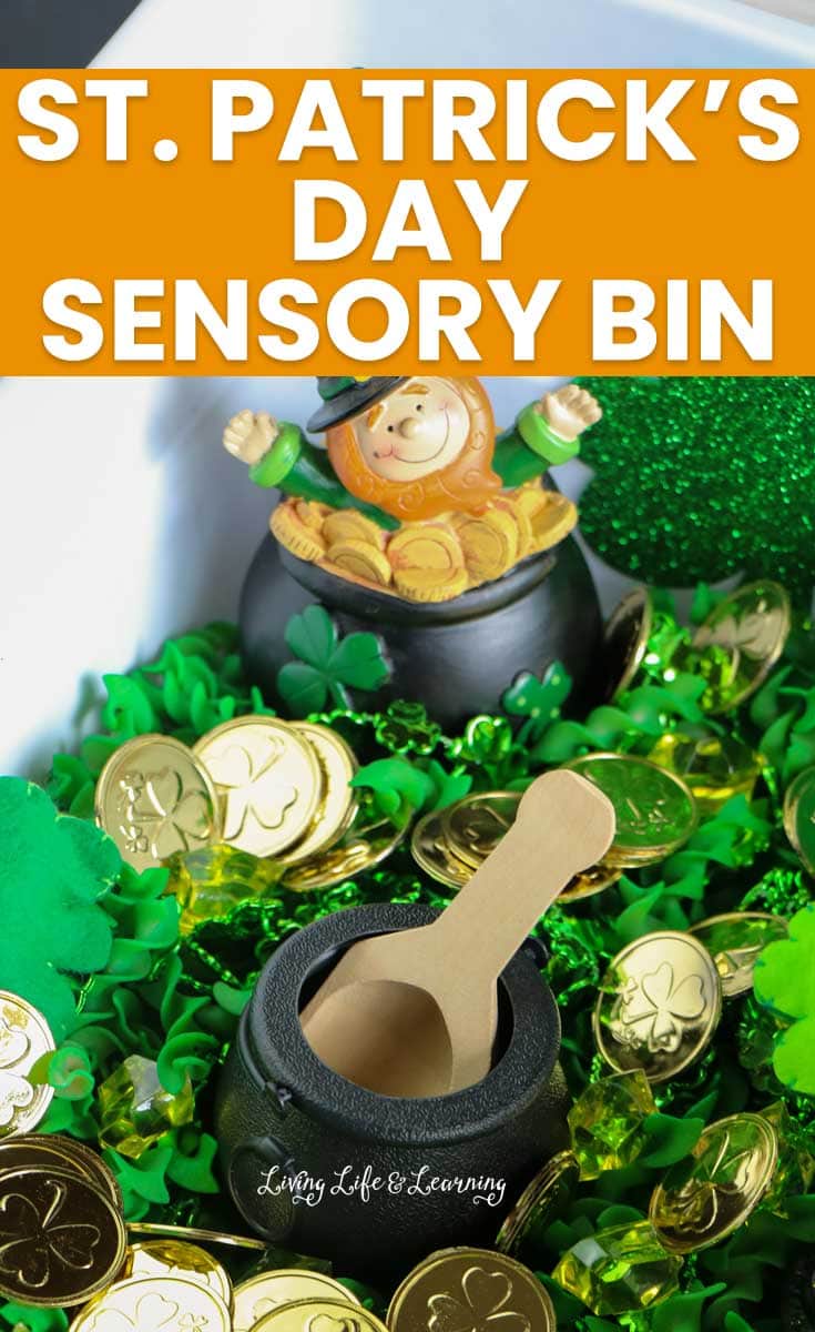 St. Patrick’s Day Sensory Bin